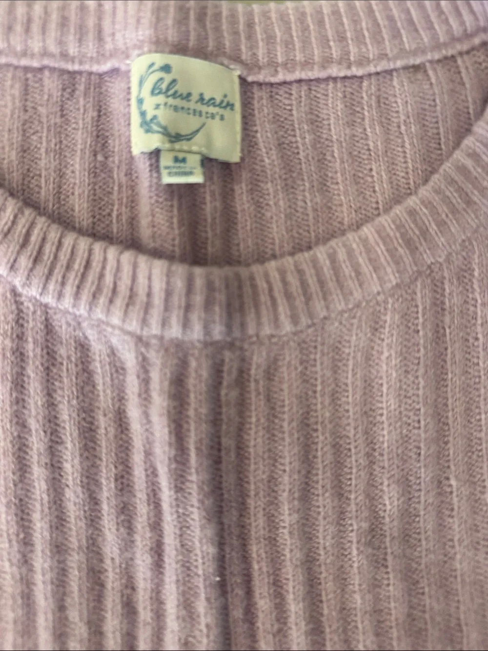 Blue Rain Lilac Tweed Mini Skirt and Knit Sweater Set